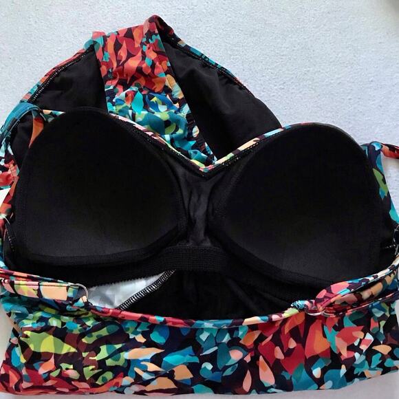 Swim Solutions NWT Waist Minimizer NWT One Piece Swimwear Women 16 - Picture 9 of 12